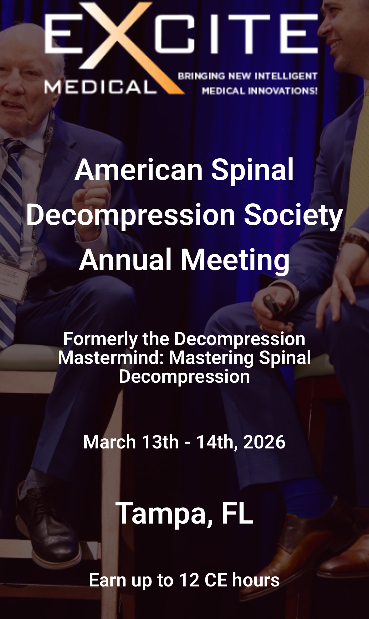 Excite Medical's Decompression Mastermind Homepage